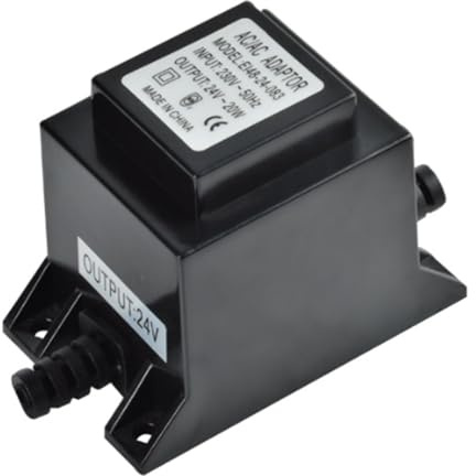 Buhdjfnke Trasformatore Toroidale da 20W-AC24 V Trasformatore Impermeabile da 220 V A 24 V per Conversione di Tensione, Lampade