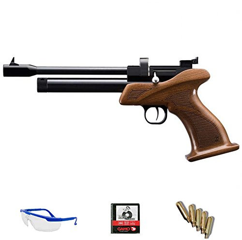 Pack Pistola Cal. 5.5mm Zasdar CP1 con Cargador multitiro CO2 inferior a 3,5J