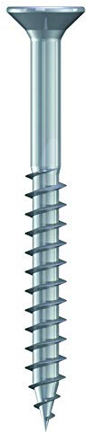 200 Stück Spanplattenschrauben 4,0 x 50 mm Edelstahl A2 - Teilgewinde - V2A rostfrei - Torx TX20 - Senkkopf | Schrauben - Holzschrauben - Holzbauschrauben | Edelstahlschrauben | Universalschrauben
