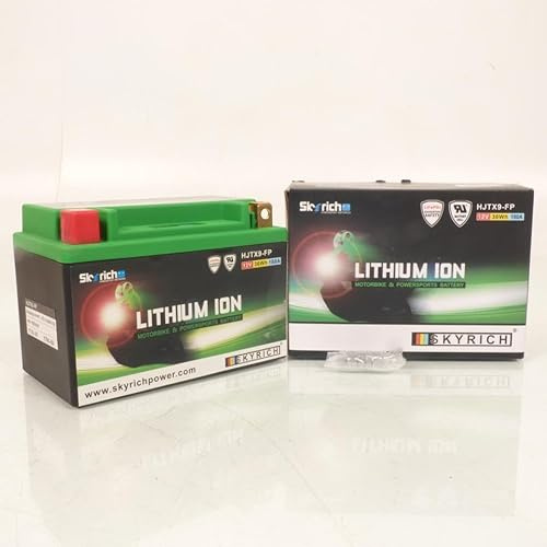 Batería de litio Skyrich para moto Kawasaki 900 Z Abs Euro4 2017 YTX9-BS / 12V 8Ah