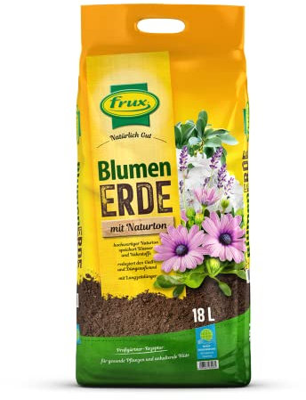 frux Blumenerde mit Naturton 18L