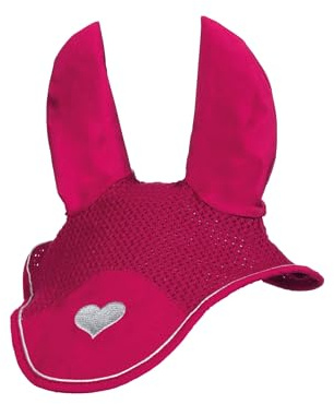 HKM Sweet Valentine Fliegenhaube 3971 Pink/Silber Warmblut