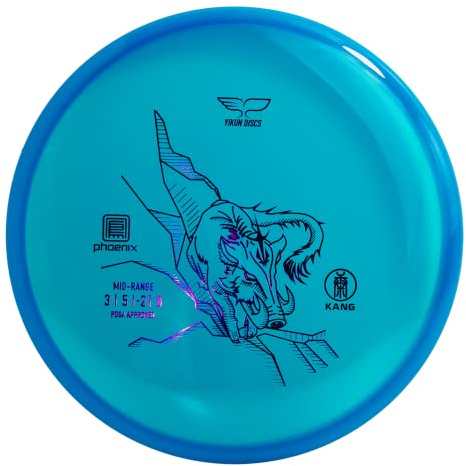 Yikun Disc Golf Discs Professional Mid Range Discs PDGA Approved Flying Golf Discs 170-175g for Outdoor Games (Color Disc May Vary)