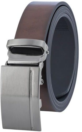 LINDENMANN Gürtel Herren Ledergürtel Automatik 32 mm, Größe/Size:105, Farbe/Color:braun
