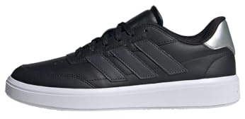 adidas Damen Courtblock Shoes, Core Black/Carbon/Silver Metallic, 40 2/3 EU