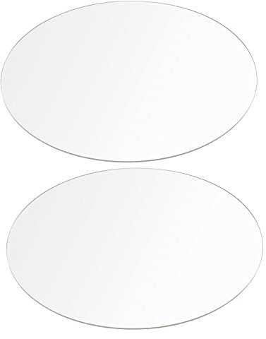 TOPPERFUN 2stücke Klare Runde Acrylplatten Transparente Acrylscheiben Für Bastelarbeiten Mit Doppelseitiger Schutzfolie Kratzfest Und Langlebig