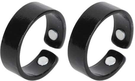 Anillo de Control de Azúcar en Sangre de Acupresión de 2 Piezas, Equilibra la Producción de Insulina, Alivia el Dolor, Mejora el Sueño, Diseño Ajustable, Promueve el Bienestar