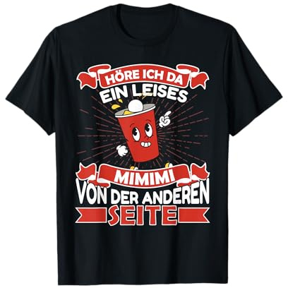 Bier Pong Partyspiel Trinkspiel T-Shirt