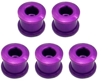 YAOGUI 5pcs Singolo Corona Bulloni Mountain Biciclette Corona Bulloni Singola Velocità Chainwheel Viti Accessori Ciclismo Bulloni Corona Bici