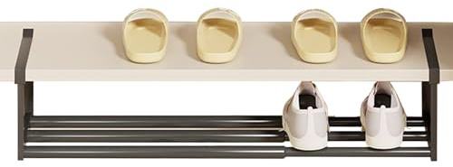 Zapatero Extensible Negro – Bandeja para Zapatillas, Estante de Almacenamiento de Zapatos, Soporte Ajustable para Garaje, Dormitorio, Pasillo, Esquina, Universidad