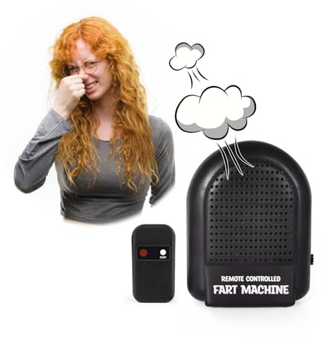CMANLNYK Fart Machine with Remote Control - Small Electronic Fart Toy, Easy-hiding Farting Box Funny Prank Novelty Joke Gifts for Kid Adult Teen for Birthday Party, for Home Office Pranks Jokes Games
