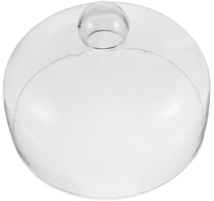 IMIKEYA Transparenter Mikrowellen Glasdeckel 24cm für Erwärmen von Speisen | Klare Sicht, Hitzebeständiges Glas, Universelle Nutzung, zum Aufwärmen und Servieren