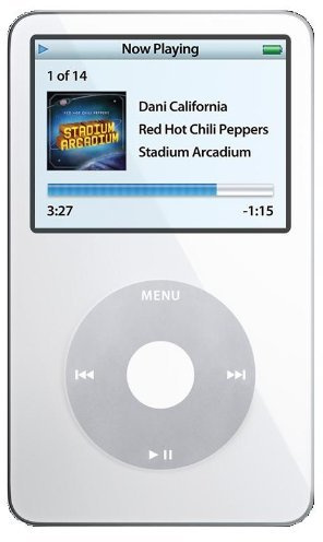 Apple - Memoria para iPod Video (30 GB, iPod Classic, 5ª generación), Color Blanco.