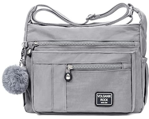 VOLGANIK ROCK Umhängetasche Damen RFID Handtasche Leichte Mehrere Taschen Schultertasche Tasche Damen Reisetasche Einkaufstasche
