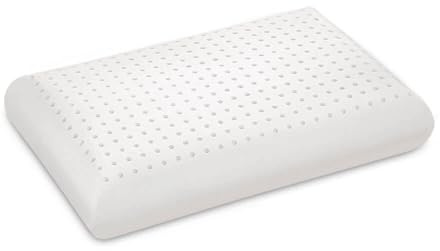 Letti Moderni Latexkissen Classic 40x80 cm - Ergonomisches Nackenkissen Kopfkissen mit Kissenbezug 40 x 80, Atmungsaktiv, Oeko-Tex Zertifiziert, 100% Ranforce-Baumwollbezug