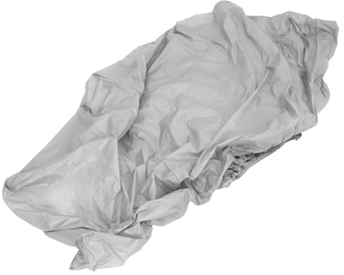 ibasenice Waterproof Peva Car Cover Silver Full Size Car Sunscreen Cover for Outdoor and Indoor Use, Prevents Heat Escape and Protects Vehicle from Dust and UV