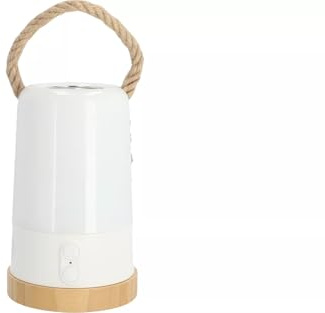 BERGER Sonido LED Campingleuchte mit Bluetooth Lautsprecher | aufladbare Outdoor Lampe dimmbar RGB Licht │Campinglaterne ohne Strom mit Akku & USB Kabel │ Laterne leicht für Camping Zelt