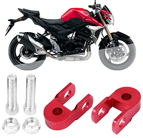 Motorrad Stoßdämpfer Riser Aluminium Oy Stoßdämpfer Riser Absorber Riser Absorber Verlängerung Motorrad Absorber Riser 2 Stücke Shock Riser Höhe Verlängerung Up Riser Suspension