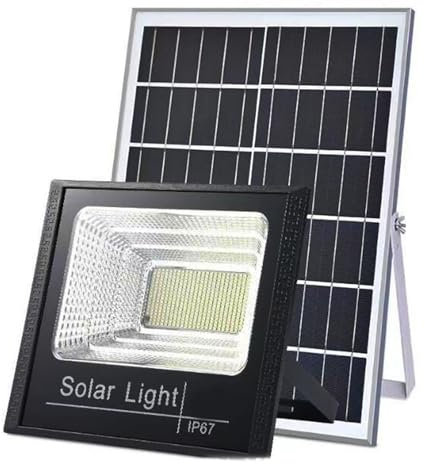 HYZHANHONG 2000W Solar proyector 18000mAh led al Aire Libre Impermeable Solar proyector con Control Remoto luz Solar para Jardines, Patios, garajes, pabellones, Carreteras, etc