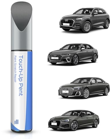 PARTS4EV LX7R/0C Monsun Grau Metallic Ausbesserungsfarbe – Exakte Übereinstimmung für Audi Q5/A4/A8/A5/S8/S5/A3– Ausbesserung von Kratzern und Abplatzungen