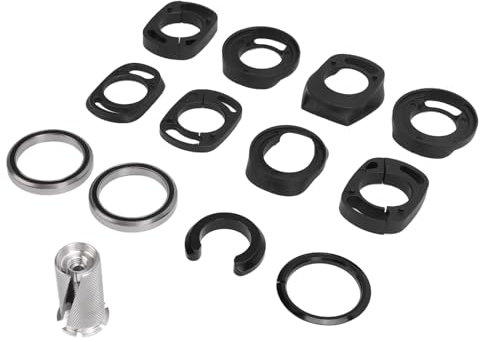 Tbest Set di Sterzo per Bici, Nessuna Manutenzione Richiesta, Lucidatura Fine, Set di Ciotola per Bicicletta con Processo CNC per Mountain Bike