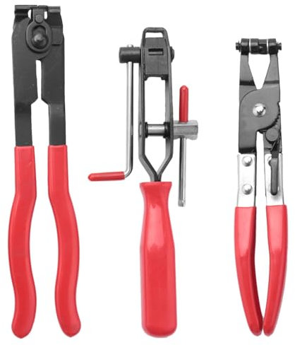 Pince pour Collier de Serrage, Pince pour Collier de Cardan, Outil D'Installation de Bande de Pince, Pince Flexible Auto, Pince de Serrage pour Botte, Pince Colliers Bandes à Sertir, 3 Pièces