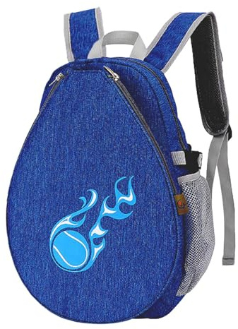 Tennisrucksack - Wasserdichte Oxford Taschen in Gurke | Tennisschläger Halter, Badminton Rucksack mit mehreren Taschen, Tennisschütentasche für Männer, Frauen, Jugendliche