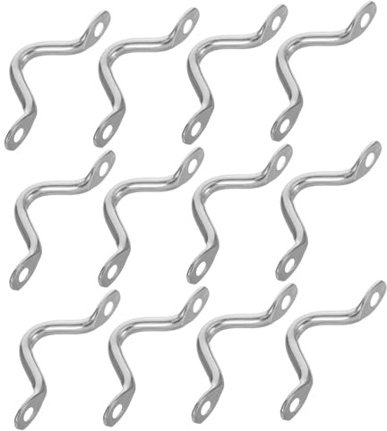 ANDRESLAD 12 Stück Edelstahl Haltegriffe für Boote und Kanus 316 Edelstahl Material Glatte Oberfläche für Kajak und Bootsdeckzubehör