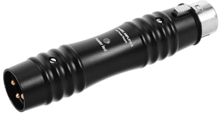 CORHAD Amplificador de Sonido para Micrófono Dinámico Ganancia 28db y Alimentación de 48v para Transmisiones y Presentaciones en Escenario