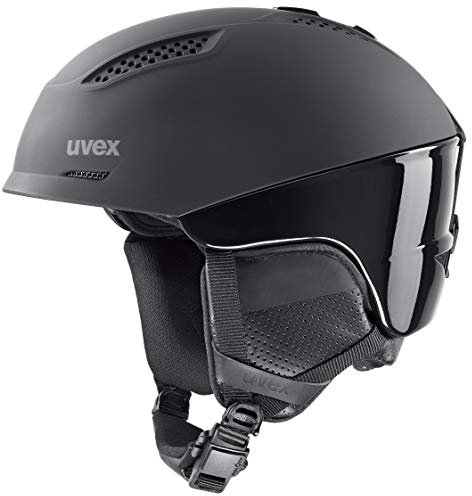 uvex Ultra pro - Skihelm für Damen und Herren - individuelle Größenanpassung - Magnetverschluss - Black matt - 59-61 cm