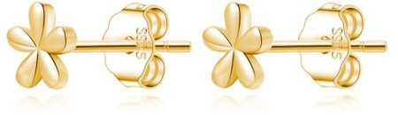 Reffeer 925 Sterling Silber Gänseblümchen Ohrringe Ohrstecker für Damen Blumen Ohrstecker Kleine Ohrringe