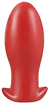SeLgurFos Morbido Plug Anale Dilatatore Anale Dildo Perlina Anale Apparecchio di Massaggio Del Sesso Anale Coppie Uomini e Donne Plug Anale Giocattoli Del Sesso (M,red)