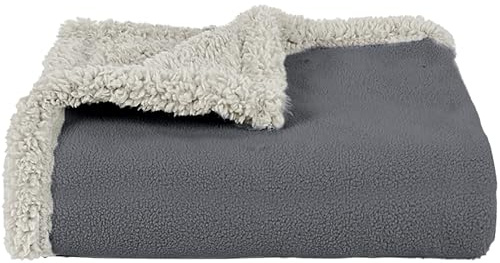 Pawsse Couverture imperméable pour Chien, Tapis pour Chien Lavable, Couverture de canapé Douce Sherpa en Peluche pour Chiens, Chiots, 125 x 75 cm