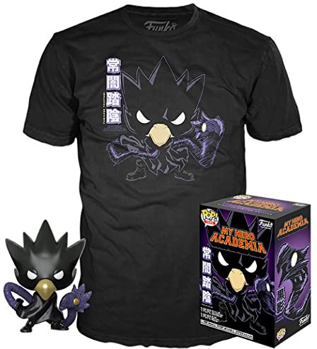 Maskfy- Set Figura Pop 38 tee My Hero Academia Tokoyami Muñecos cabezones, Multicolor (120334)