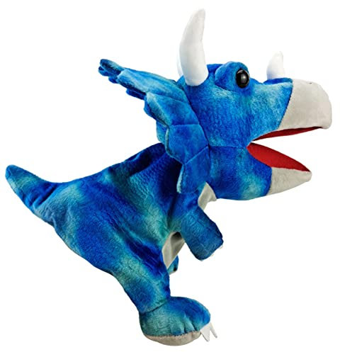 Dinosaurier Handpuppen Gefüllte Dino Spielzeug Cartoon Dinosaurier Modell Spielzeug Realistisches Dinosaurier Plüschtier Spielzeug Kuscheliges Stoffpuppen für Kinder Mädchen Jungen