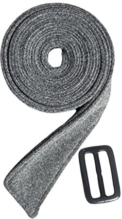 Tainrunse Damengürtel, Kunstwolle, Mantel, Korsett, doppelseitig, verschleißfest (grau, Einheitsgröße)