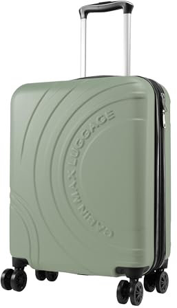 Cabin Max 55x40x20 cm Velocity Reisekoffer, 4 Rollen Koffer, Expandable (55x40x25cm) Handgepäck, Geeignet für Ryanair, Easyjet, Jet 2, Iberia, Lufthansa, Tui, Eurowings, BA