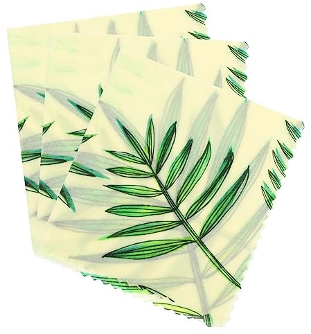 Cabilock 3St Bienenwachspapier Geschenkpapier für Süßigkeiten Käsewachs frischhaltefolie klarsichtfolie Packpapier lebensmittel ölbeständige Wickelpapiere Bienenwachstücher zum Verpacken