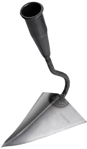 Fiorky Azada de Surco Triángulo Azada de Punta Pequeña Tierra Agrícola Girando Azada de Suelo Suelto Arado Manual/Arado Manual Rastrillo Azada para Plantación de Vegetales Domésticos