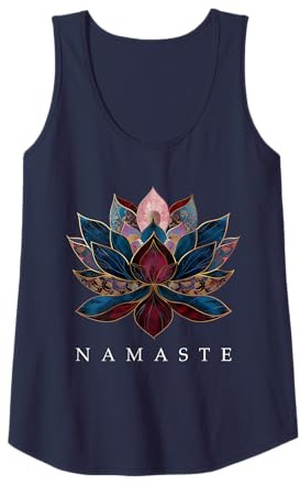 Namaste Lotus Blume Zen Buddhismus Yogi Buddha Yoga Tank Top