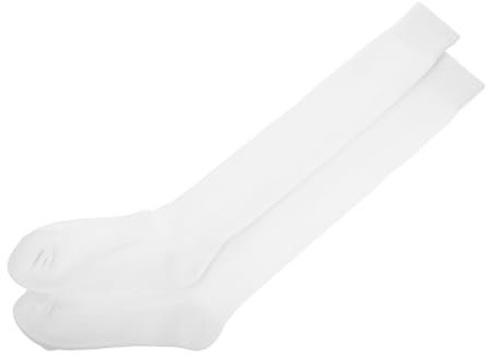 Milisten Lange Weiße Fechtsocken Für Damen Und Herren Dicke Atmungsaktive Kniestrümpfe Aus Elastischem Material Mit Dämpfendem Schweißeffekt Für Fechtwettkämpfe Fußball Und Outdoor Sport