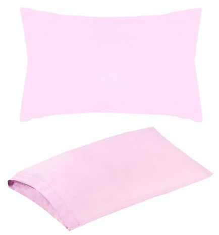 tintoke Mini cuscino,Cuscino da Viaggio Ultra Comodo,28 * 17cm piccolo cuscino,Mini cuscino da viaggio,lavabile in lavatrice,Adatto a bambini dai 3 ai 6 anni, supporto per il collo dell'adulto (rosa)