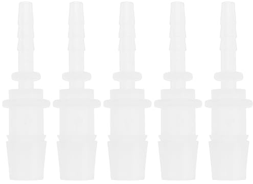 YINETTECH 5 Pezzi Da 4 Mm A 10 Mm Raccordo Per Tubo Flessibile Connettore Per Tubo Flessibile Adattatore In Plastica Lunghezza 54 Mm