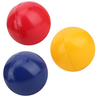 Zerodis Jongleringsboll i PU-läder, Lätt Bärbar Leksak för Att Lära Dig Jonglering, Perfekt för Inomhussporter