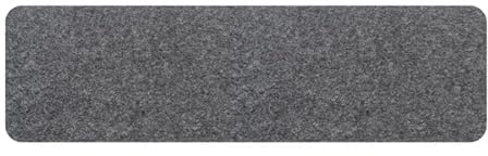 Losetas de moqueta, Alfombras autoadhesivas antideslizantes for escaleras, 4 unidades, 75 x 20 cm, color gris(Darkgrey)