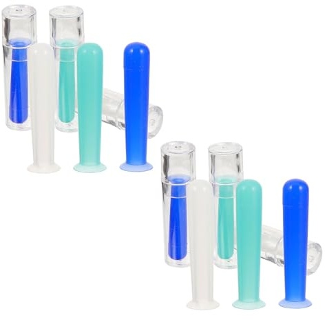 USHOBE 12pcs Contact Lens Remover Tool with Storage Box for Monthly and Scleral Lenses, Soft Rubber and Plastic Material, Maintains Lens Integrity for Daily Commute and Office Use