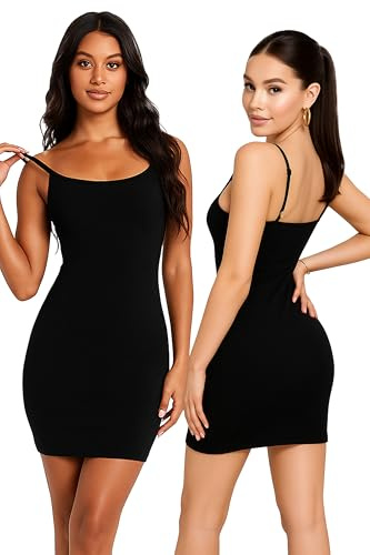 Re Tech UK - Strappy Bodycon Mini Dresses for Women (Black, 20-22)