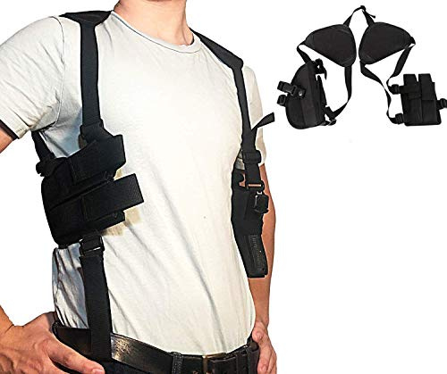Gexgune - Verdeckter Tragehalfter - Outdoor Tactical Police Security Universaler Pistolenbeutel für die Linke Linke Hand Schultergewehrholster für G 17 19 22 23 31 32（5 Farben optional）