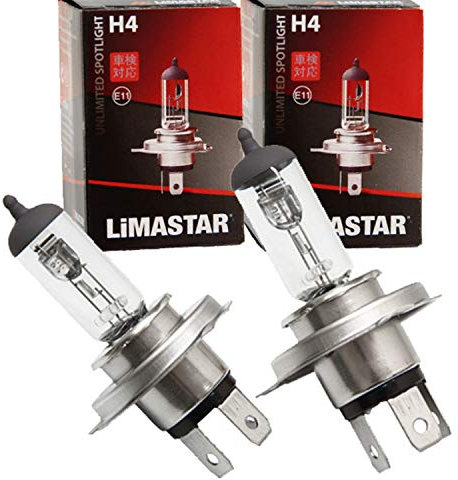 Limastar 2 Stück H4 24V Scheinwerfer Birnen 75W 70W Halogen Lampe KLAR p43t