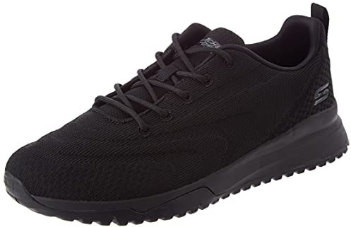 Skechers Damen Bobs Squad 3 Colour Swatch Sneaker, Black Engineered Knit Trim, 39 EU